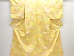 枝梅模様暈し小紋着物